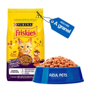 Granel Friskies Gatos Castrados Mix Carne 1Kg