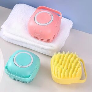 Esponja de Silicone Banho Pet