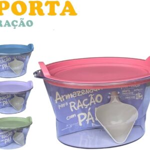 Armazenador de Ração com Pá Dosadora