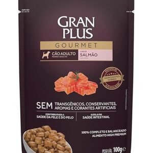 Ração Úmida GranPlus Gourmet Cães Adultos Salmão 100 g