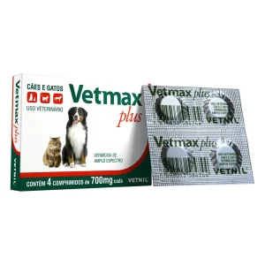 VETMAX PLUS 700MG 4 COMPRIMIDOS