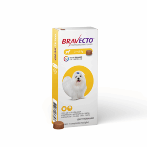 Antipulgas e Carrapatos MSD Bravecto para Cães de 2 a 4,5Kg