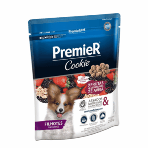 Cookie Premier Cães Filhotes Frutas Vermelhas e Aveia 250 g