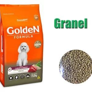 Granel Golden Cães Adultos Mini Carne e Arroz 1Kg