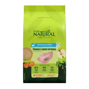 Ração Guabi Natural Cães Filhotes Raças Mini e Pequenas Frango e Arroz Integral 1 kg