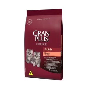 Ração GranPlus Choice Gatos Filhotes Frango e Carne 10,1 kg