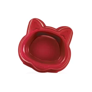 Comedouro Face Cat Vermelho 160ml