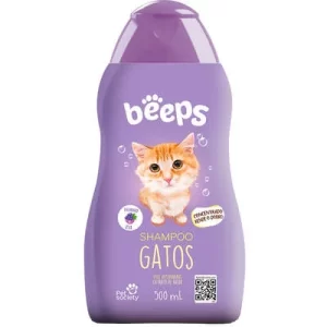 Shampoo Beeps Extrato de Aveia para Gatos 500ml