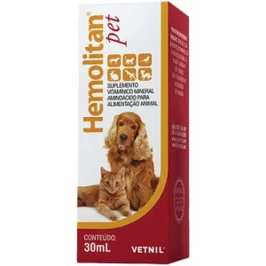 Suplemento Vitamínico Hemolitan Pet 30ml