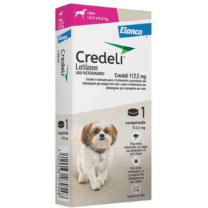 Antipulgas e Carrapatos Elanco Credeli 112,5 MG 2,5KG A 5,5KG AVULSO