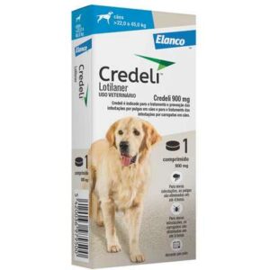 Antipulgas e Carrapatos Elanco Credeli 900MG 22KG A 45KG AVULSO