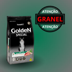 Granel Golden Gatos Castrados Frango e Carne 1Kg