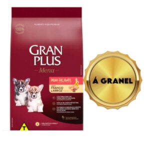 Granel Gran Plus Cães Filhotes Mini Frango e Arroz 1Kg