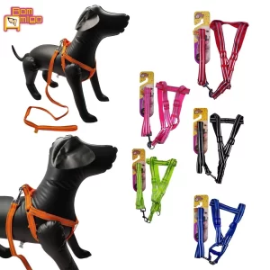 Peitoral com Guia Refletivo para Cães Bom Amigo