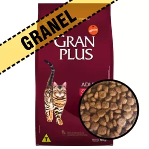 Granel Gran Plus Gatos Adulto Frango e Arroz 1Kg
