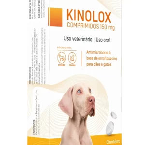 Antibacteriano Mundo Animal Kinolox 10 Comprimidos