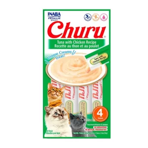 Petisco Churu para Gatos Sabor Atum e Galinha