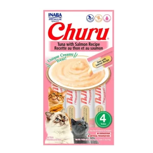 Petisco Churu para Gatos Sabor Atum e Salmão