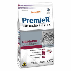 Ração Premier Pet Nutrição Clinica Gatos Urinário Estruvita - 1,5Kg
